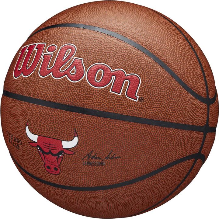 Actual product image Wilson Basketball NBA Team Alliance Chicago Bulls (7)