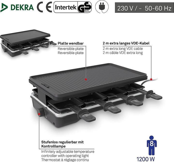 Produktbild Kela Raclette/Grillplatte Geneva