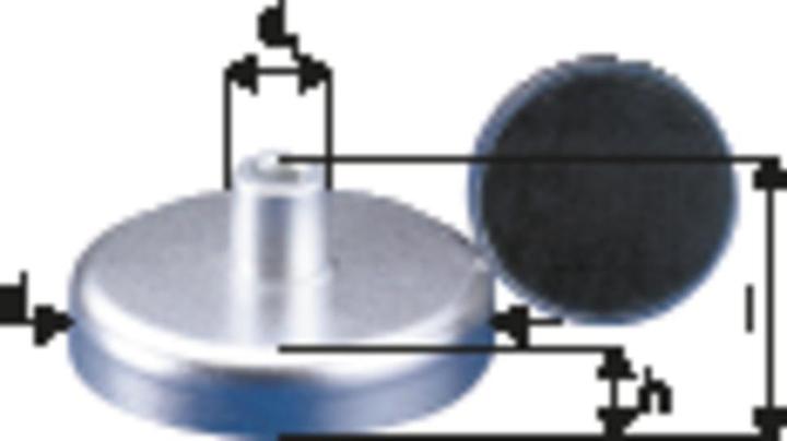 Image du produit Magni Aimant de préhension plat avec poids 16 x 11,5mm Beloh