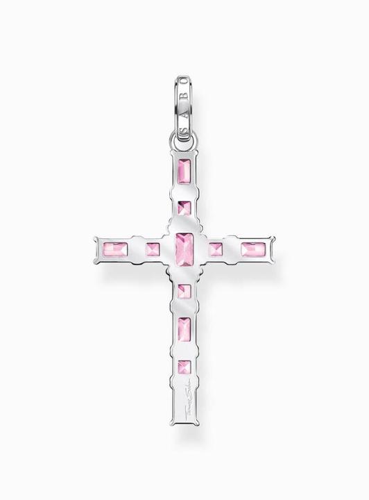 Immagine prodotto Thomas Sabo Ciondolo croce pietre rosa argento (Argento 925)