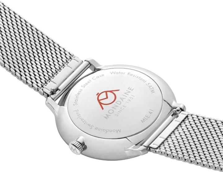 Immagine prodotto Mondaine MLE.41910.SM Herrenuhr Doppio Solar 41mm 5ATM (Fatto in Svizzera)