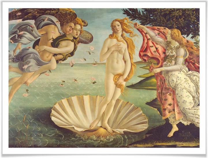 Produktbild Trenddeko Botticelli - Geburt der Venus (50 x 40 cm)