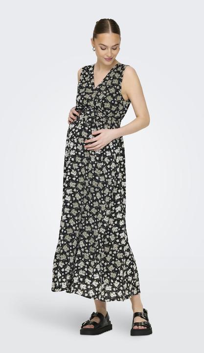Image du produit Only Maternity Coupe normale Col en V Maternité Robe longue (L)