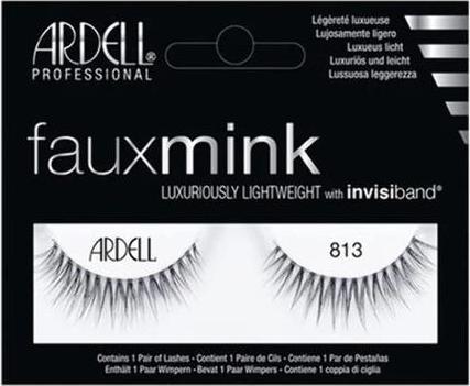 Actual product image Ardell Faux Mink 813 Black False Eyelashes 25g (Artificial eyelashes)