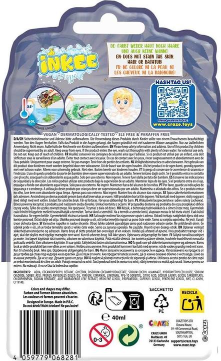 Actual product image Craze Inkee Schaumbad Dinorex (Bubble bath)