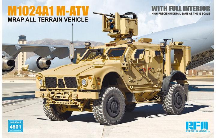Actual product image Rye Field Model M1240A1 M-ATV MRAP All Terrain Vehicle