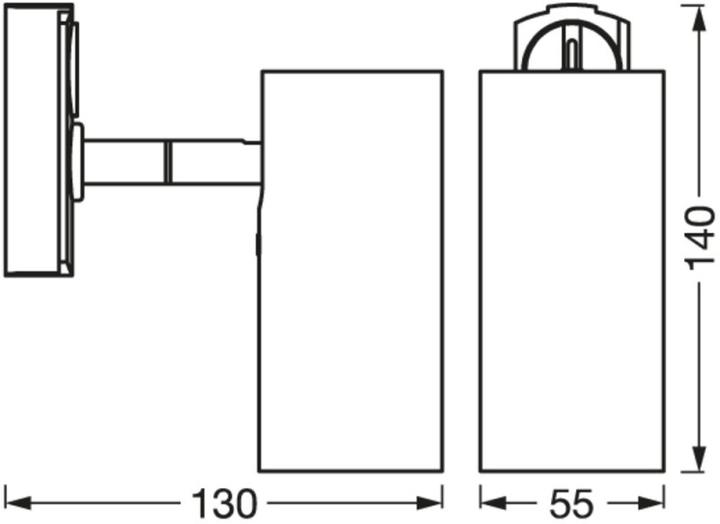 Actual product image Ledvance Tracklight Spot Cylinder (GU10)