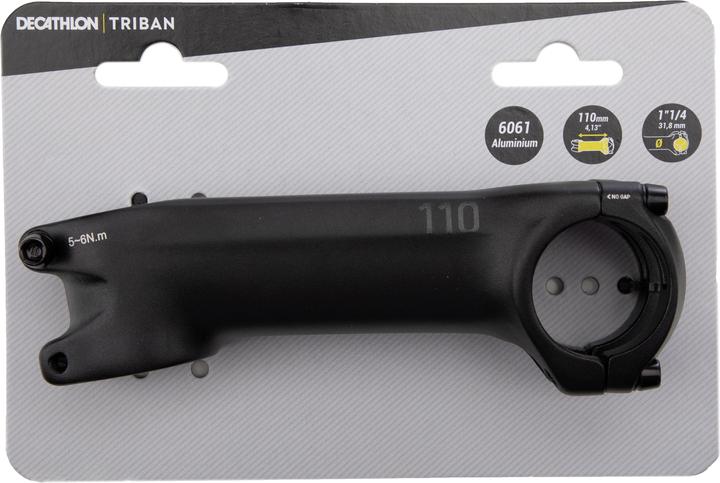 Actual product image Btwin Vorbau Rennrad (110 mm, 110 mm)