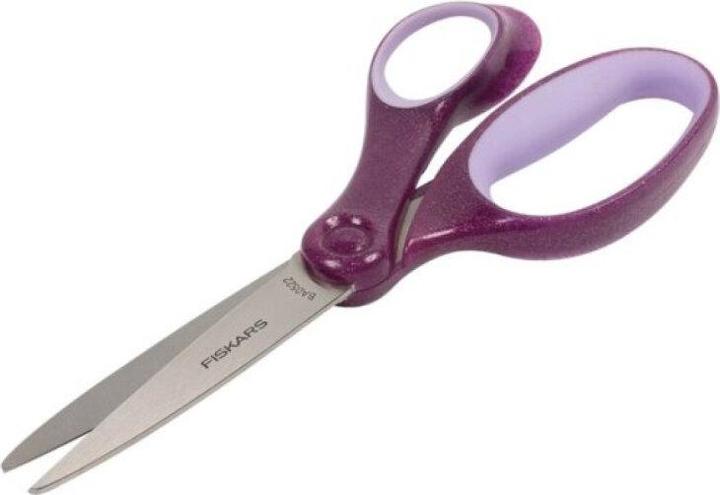 Produktbild Fiskars 1067860 Schülerschere, violett-glitzer (18 cm)