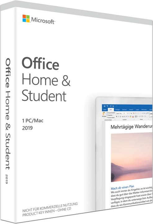 Microsoft Office Home & Student 2019 Allemand (1 Utilisateur, Illimité)
