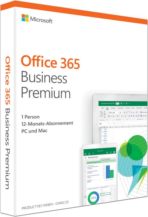 Actual product image Microsoft Office 365 Business Premium German (1 User, 12 months)