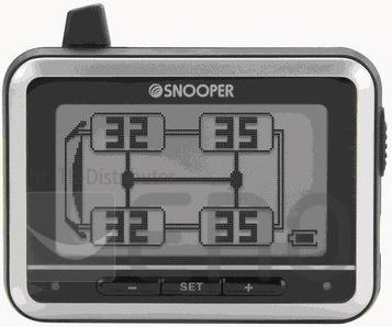 Image du produit Snooper Tyre Pilot avec écran LCD 3 pouces Poids lourd (jusqu'à 13 Bar) pour 8 Re