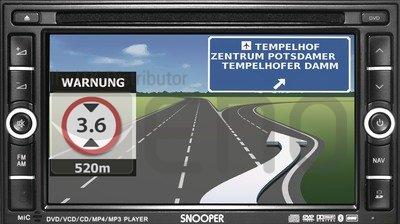 Actual product image Snooper AVNS9020 Pro Truckmate truck navigation system 12V double DIN