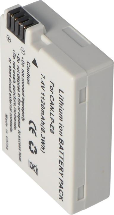 Actual product image AccuCell Akku Canon LP-E8, EOS 600D, Kiss X5, Rebel T3i (Camera battery)