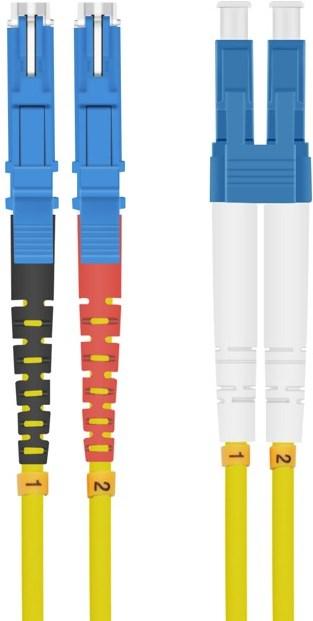 Produktbild Helos LWL E2000 Patch-Kabel (CAT6, 1 m)