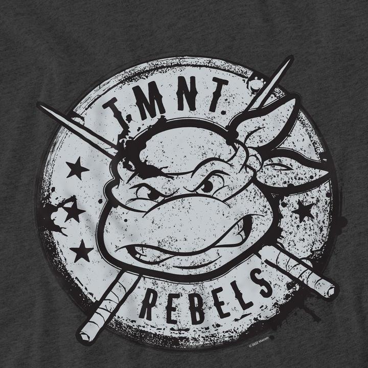 Immagine prodotto Teenage Mutant NT Rebels Maglietta Logo Effetto Invecchiato Adulto Unisex (XL)
