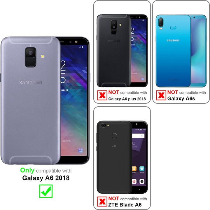 Immagine prodotto Cadorabo Copertina magnetica invisibile del libro (Samsung Galaxy A6)