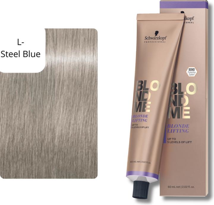 Image du produit Schwarzkopf Blondme - Blonde Lifting Steel Blue (L-Steel Blue)