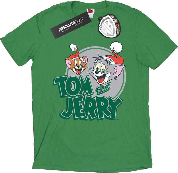 Tom & Jerry Christmas Greetings TShirt (L)
