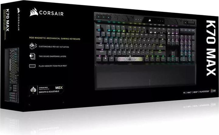 Productafbeelding Corsair K70 MAX RGB (NL, Bedraad)
