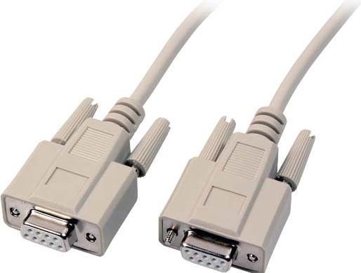 Actual product image EFB Elektronik GmbH Data cable serial 1:1, 2x DSub 9, Bu.-Bu., 3,0m, beige, Assignment: 1:1. With long knurled (3 m)