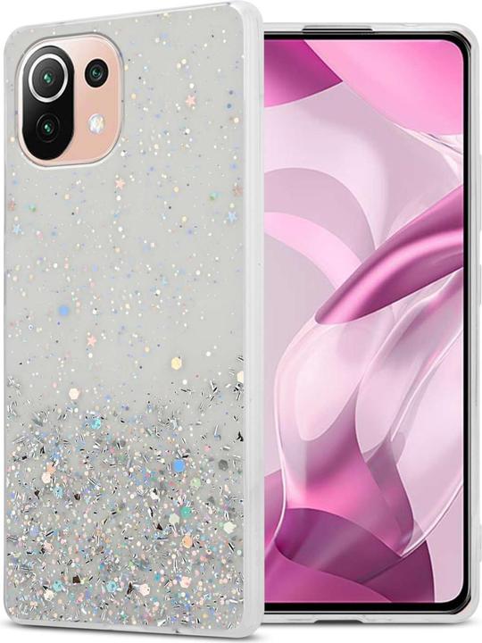 Image du produit Cadorabo Coque pour Xiaomi Mi 11 LITE (4G / 5G) / 11 LITE NE TPU funkelnder Glitter (Xiaomi Mi 11 Lite, Xiaomi Mi 11 Lite 5G, Xiaomi 11 Lite 5G NE)