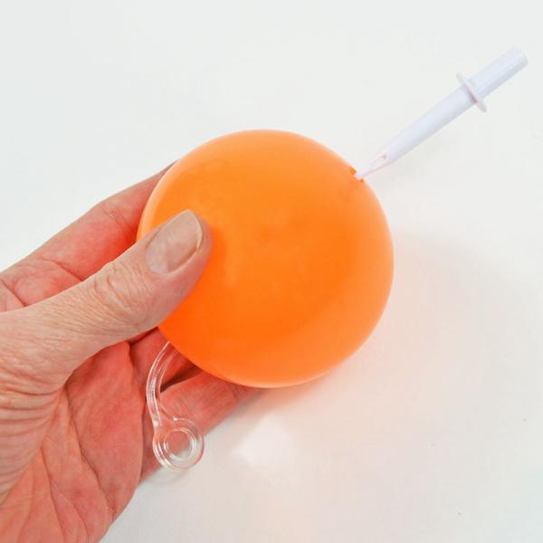 Actual product image Kögler Anti-Gravity Balloon, bubble ball, with inflation tube, 50cm
