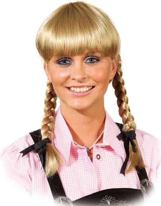 Produktbild Orlob Zopfperücke kurz m. Pony,blond v