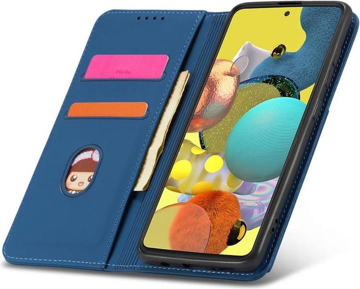Produktbild Hurtel Magnet Card Case for Xiaomi Redmi Note 11 Pro Pouch Card Wallet Card Holder Blue (Xiaomi Redmi Note 11 Pro)