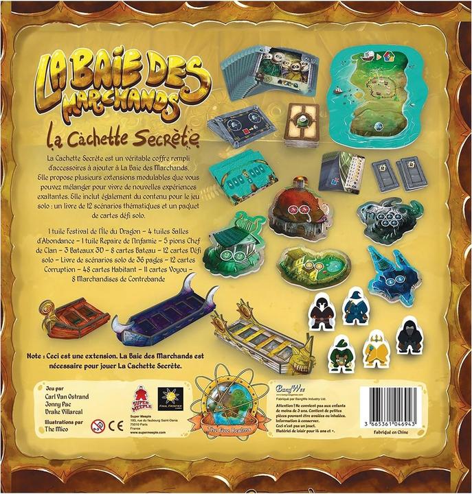Image du produit Super Meeple La cachette secrète Ext Baie d March f (Français)