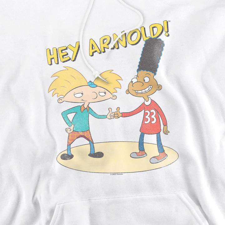 Immagine prodotto Hey Arnold! Felpa con Cappuccio Arnold e Gerald Uomo (L)