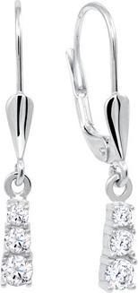 Brilio Sparkling white gold earrings 239 001 01209 07
