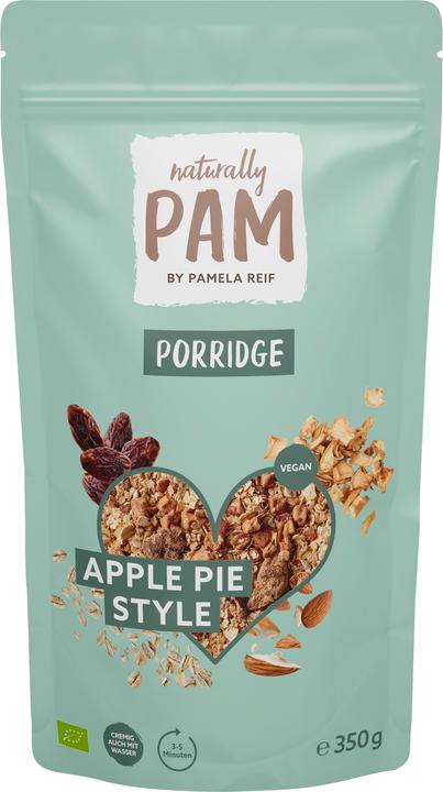 Actual product image Naturally Pam Organic Porridge Apple Pie Style (350 g)