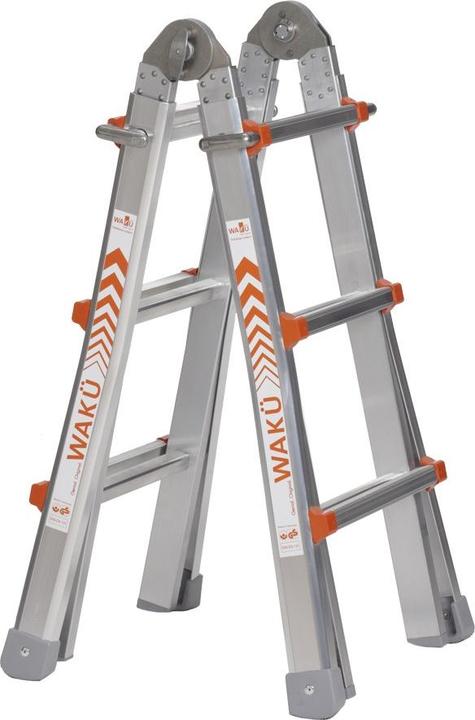 Produktbild kaiserkraft Teleskop-Klappleiter (Mehrzweckleiter, 298 cm)