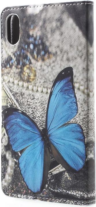 Image du produit Cover-Discount Housse en cuir Porte-carte Papillon (Apple iPhone XR)