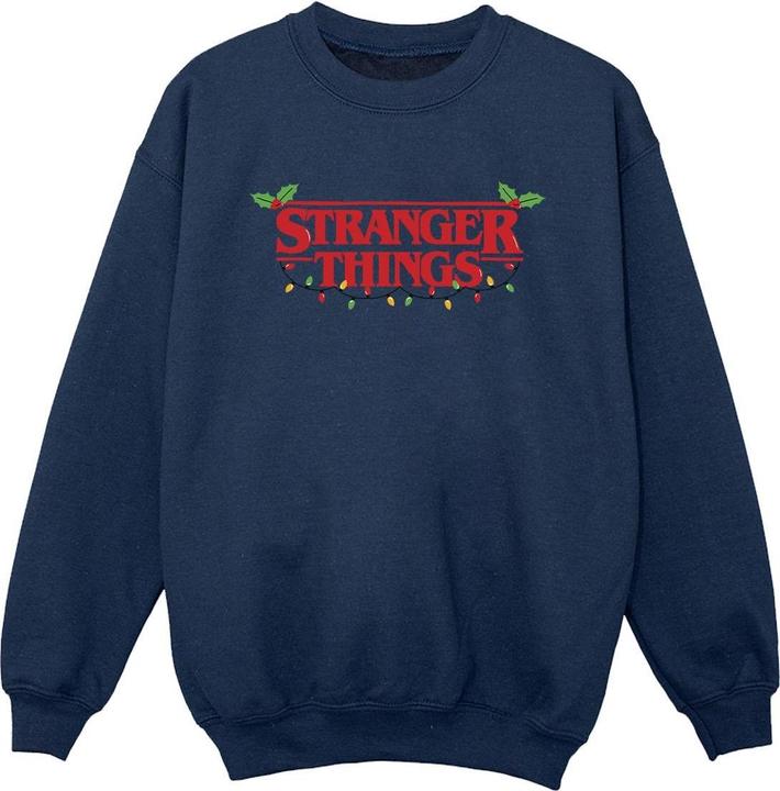 Netflix Stranger Things Christmas Lights Sweatshirt Jungen