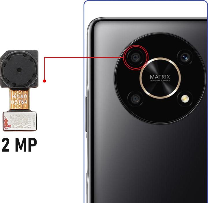 Image du produit Clappio Pièce de rechange de la caméra arrière (Batterie, Honor Magic 4 Lite)