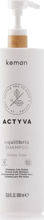 Produktbild Kemon Actyva Equilibrio Shampoo für fettiges Haar 1000ml (1000 ml, Flüssiges Shampoo)