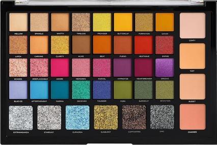 Actual product image Profusion Eyeshadow Palette palette 42 eye shadows Kaleidoscope (Kaleidoscope)