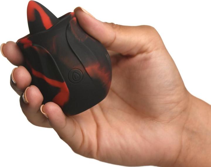 Produktbild Frisky BLOOMGASM Black Kiss Rimmende RosenVibrator Rot/Schwarz