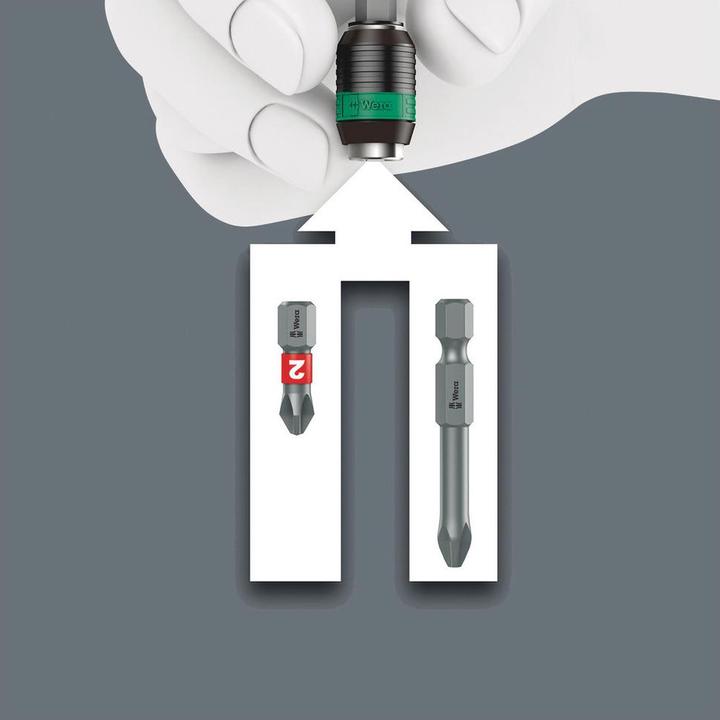 Actual product image Wera 889/4/1 K Rapidaptor (1/4")