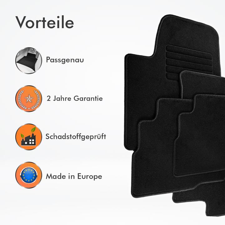 Produktbild Rigum Textil Fussmatten für Mitsubishi Eclipse Cross Plug-​in Hybrid ab 2021 (1 Set à 4 Fussmatten)