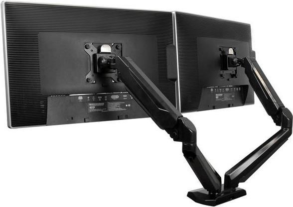 Produktbild StarTech Dual Monitor Halterung mit eingebautem 2 Port USB und Audio Passthrough (Tisch, 30")