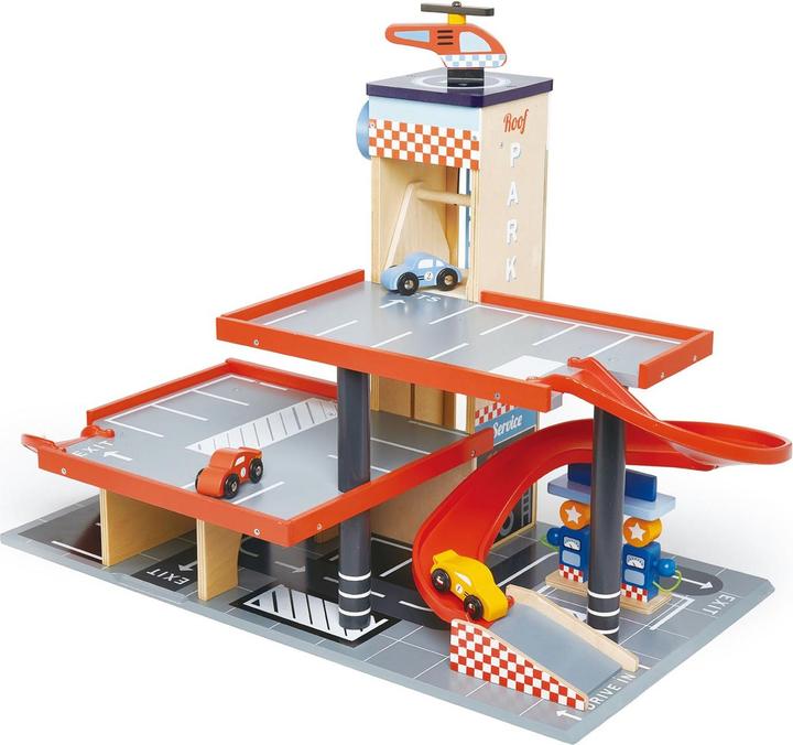 Tender Leaf Toys Autowerkstatt Blue Bird