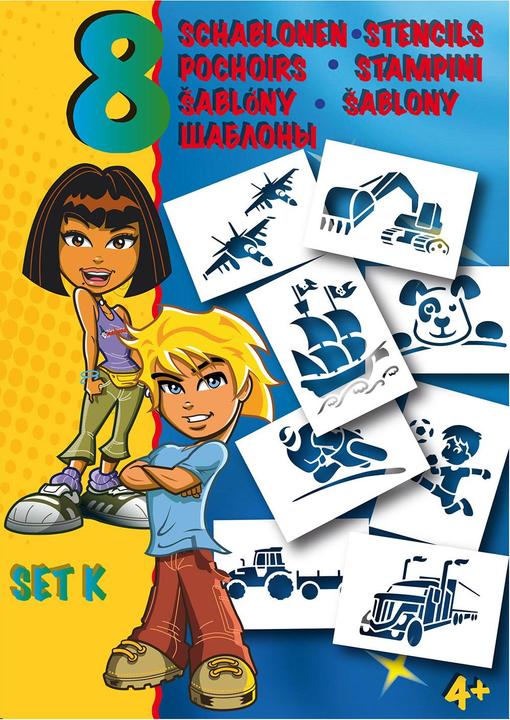 Actual product image Malinos BloPens Stencil Set K Technique / Boys