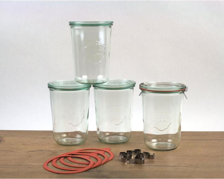 Actual product image Weck lintel shape (4 pcs., 0.85 l)