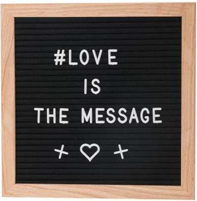 Vegas Lights Lavagna per lettere vintage (Scheda accoppiata, 25 x 25 cm)