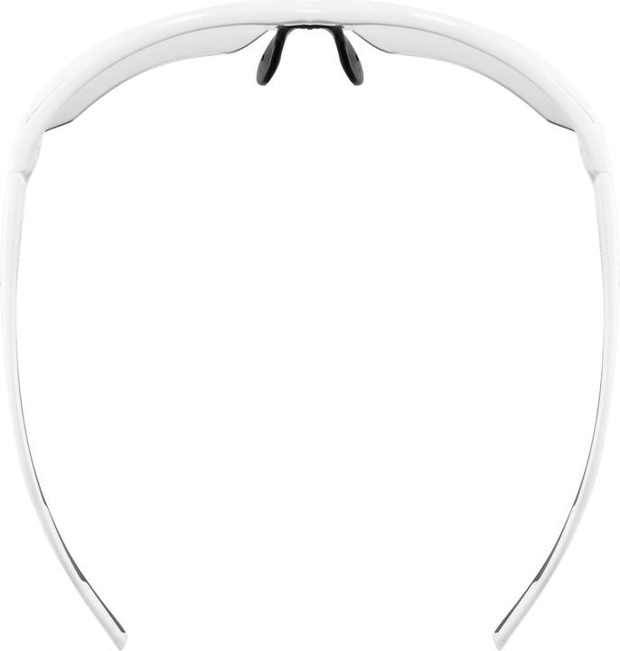 Actual product image Uvex Sports Sportstyle 802 Small V (shiny white-smoke silver, Variomatic Smoke)