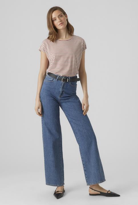 Actual product image Vero Moda Vmava Ss Top Stripe Ga Jrs Noos (XS)