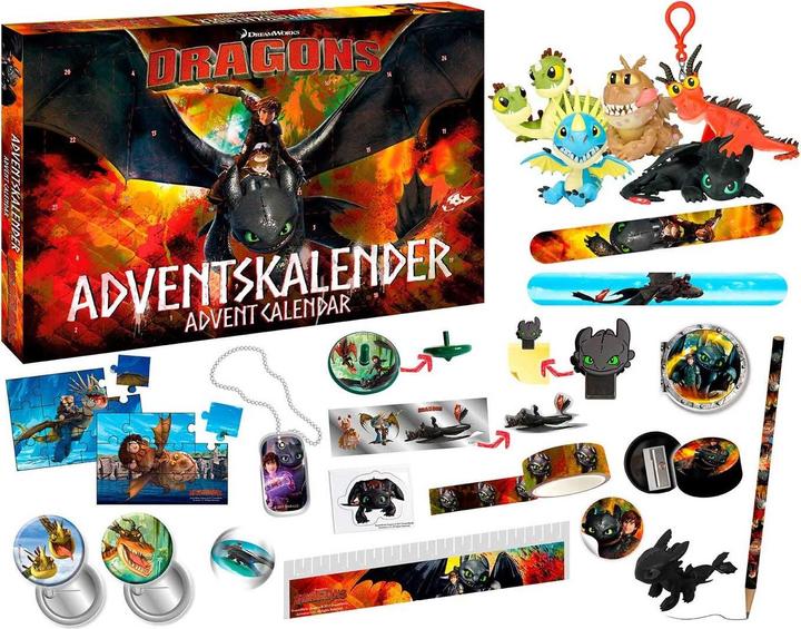 Produktbild Craze Adventskalender Dragons